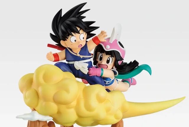『ドラゴンボール』一番くじが本日（2/28）発売。筋斗雲に乗った幼年期の悟空とチチがフィギュア化、「おっこちるなよ！」と聞こえてきそう