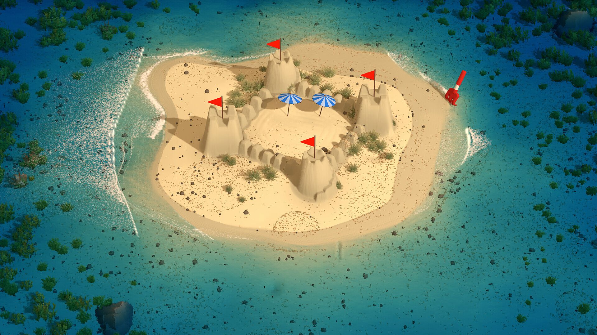 Sandcastle』真のサンドボックス（砂場）ゲームが発表。物理 