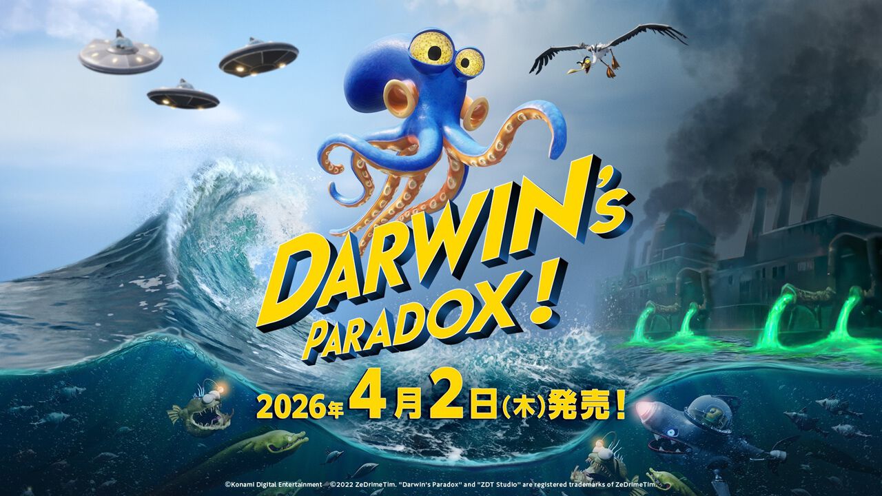 KONAMI新作『Darwin's Paradox!』開発ZDT Studioインタビュー