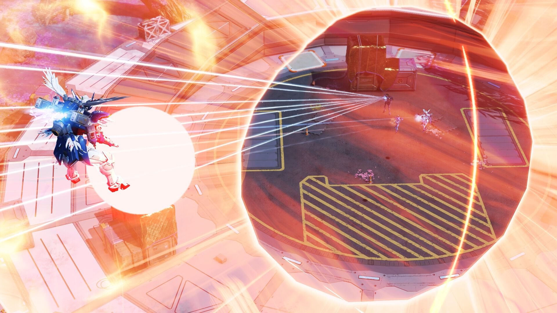 【Apex】『ガンダム』コラボを先行体験。バスターライフルの威力に驚愕、巨大ウイングガンダム像やビームサーベルに思わず熱中！