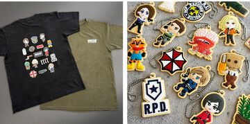 『バイオハザード』グレースやレオンたちがアイシングクッキー風キーホルダーやぷっくりシール、Tシャツに。3月20日発売予定