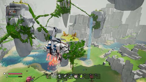 『Terra Taker』工場生産ラインを構築して惑星を再生するサバイバルクラフトゲーム。燃え盛るトルネードや溶岩地帯を制御し、居住可能な世界を目指す