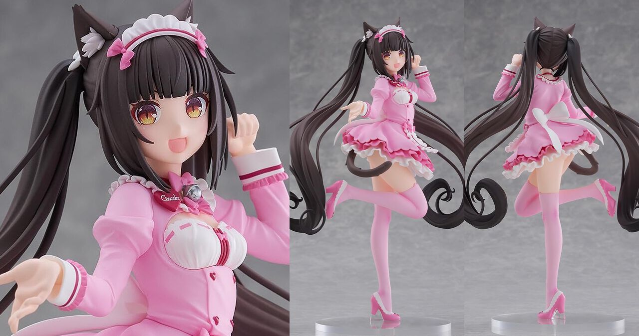 ネコぱら』より双子ネコの姉・ショコラが立体化。キュートな冬服姿が