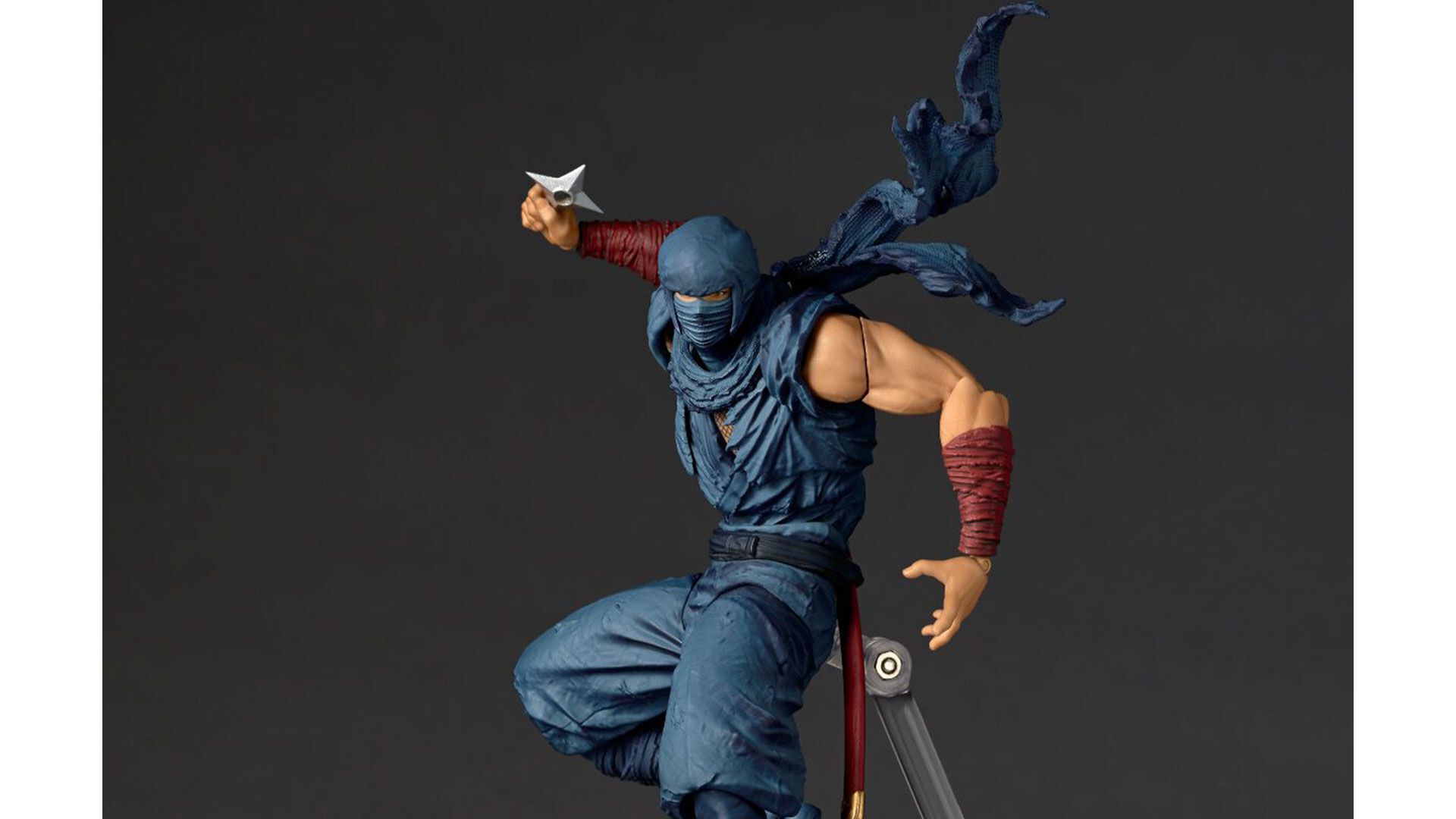 『忍者龍剣伝』マフラーや眼球も動かせるリュウ・ハヤブサのフィギュアが12月発売。予約限定特典では素顔パーツも付属【おのれ邪鬼王！】