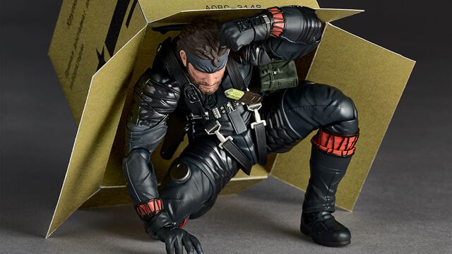 『メタルギア ソリッド デルタ』ネイキッド・スネークがアメヤマでアクションフィギュア化！ CQCから銃撃戦、潜入まで多彩なシーンを再現可。ダンボールももちろん同梱