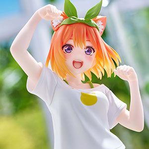 【五等分の花嫁】ネコミミ＆しっぽがとってもキュート♪ 中野四葉のDesktop Cute フィギュアが登場。タイクレ限定デザインも