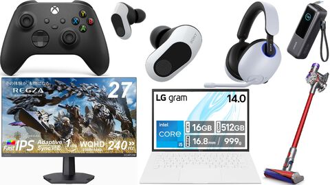 【Amazonタイムセール】レグザ27インチゲーミングモニターが38%オフ、Xboxワイヤレスコントローラーが27%オフ、モンスター24本セットが22%オフ