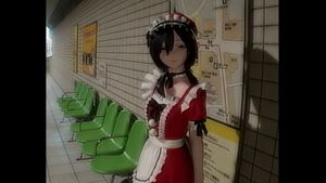 『RouteWhom／ルートフーム』謎のメイド風サンタコスプレ少女と歩むリミナルスペース脱出ホラーが開発中。Y2Kノスタルジーと不気味さの融合