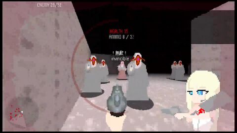 『ギャルトムラ』今度のギャルは包丁と銃で異界化した村を蹂躙。『カルトに厳しいギャル』Crush-vAdinの新作ドット絵FPSが配信開始