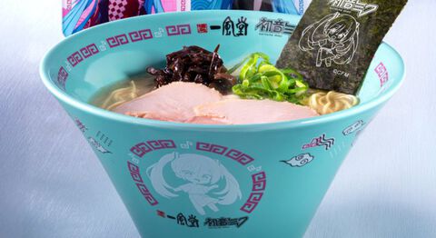 【初音ミク×一風堂】即完売した“ラーメンどんぶりセット”が本日（3/13）18時より再販。鮮やかなミクカラーのどんぶりでラーメンを美味しく啜ろう