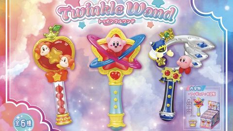 『星のカービィ』ステッキ型フィギュアが本日（3/16）発売。コピー能力を使ったカービィやワドルディたち6種が収録