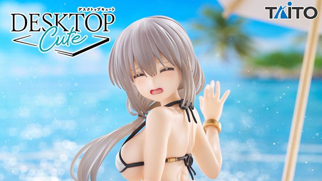 宇崎ちゃんは遊びたい！ω　Desktop Cute フィギュア　宇崎月 4個 宇崎ちゃんは遊びたい！ω Desktop Cute フィギュア 宇崎月～浜辺で水着