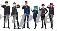 『ガンダム』JR東日本がタイアップ。シャア＆クェス、ジュドー＆ハマーン、ハサウェイ＆ギギらが車掌服姿に。スタンプラリーが3月23日より開催