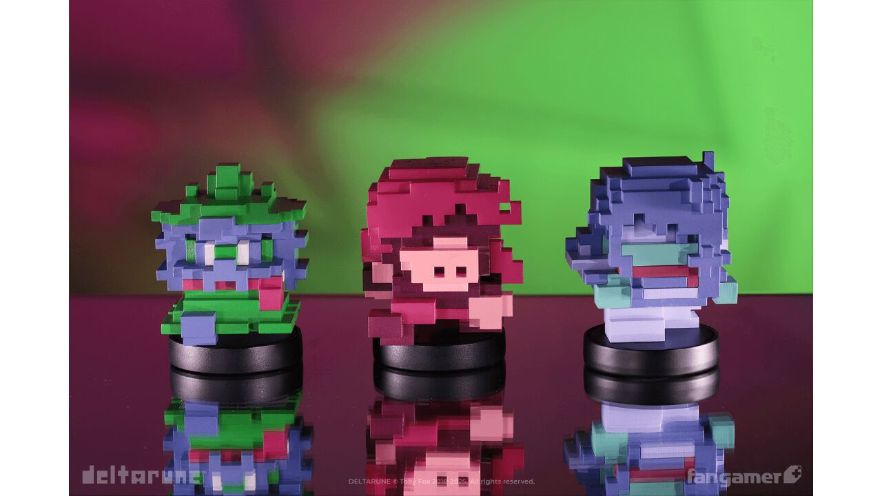 DELTARUNE』チャプター3のドット絵クリスたちが立体化。並べてかざり 