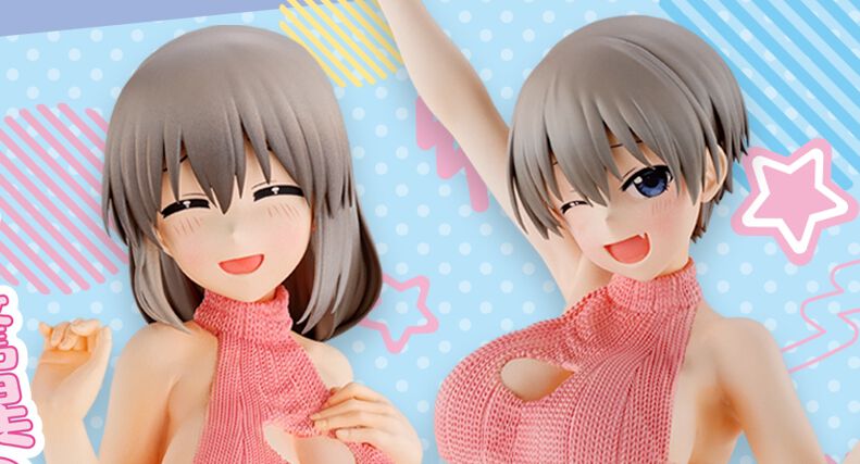 75.宇崎ちゃんは遊びたい　プライズフィギュア 宇崎ちゃんは遊びたい！ω』花＆月の親子が驚異のビッグサイズで