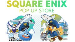 スライムとチョコボがパイロット姿に。成田空港にスクエニ期間限定ショップが4月3日オープン。アクキーやステッカーなど描き下ろし限定グッズが多数登場