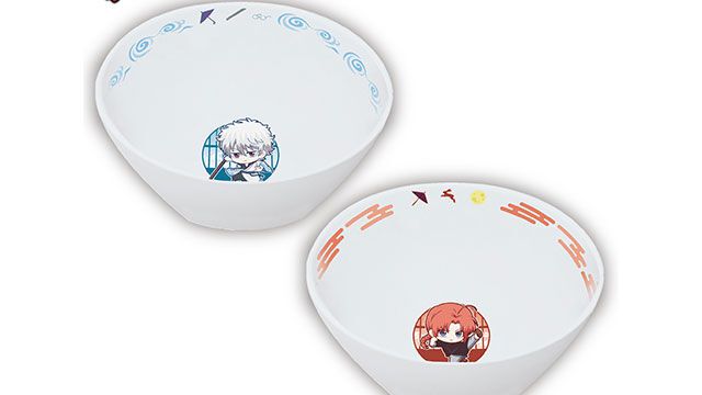 銀魂】銀時と神威のオリジナルの描き起こしデザイン。直径約25cmの