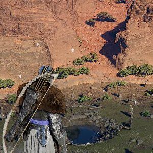 【紅の砂漠攻略日記01】黒い障壁を越えた先に驚きの発見。ストーリー無視であの地域に行けそうだったけど……!?