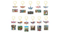 『ドラクエ』歴代ナンバリングタイトルのロゴ＆パッケージイラストがアクリルキーホルダーに。40周年記念グッズが7月17日発売