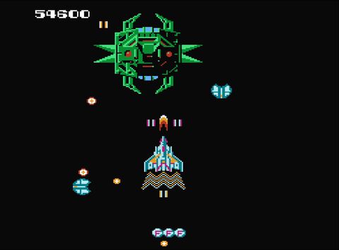 【コンアカ】『テラクレスタ』3月26日配信。味方パーツとの合体やフォーメーション攻撃などを駆使して宇宙魔王に立ち向かうシューティング