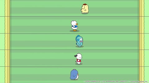 『サンリオキャラクターズ スマッシュフェスタ！』全キャラの足の速さ比較が公開される。はちゃめちゃスポーツゲームでいちばん速いのは？