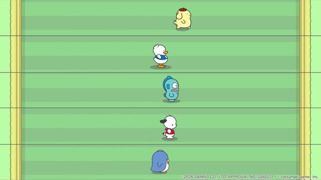 『サンリオキャラクターズ スマッシュフェスタ！』全キャラの足の速さ比較が公開される。はちゃめちゃスポーツゲームでいちばん速いのは？