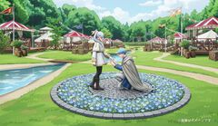 『葬送のフリーレン』千葉県で宿泊コラボが7月17日より開催。ヒンメルがフリーレンに指輪を贈るシーンを再現したフォトスポットなどが設置