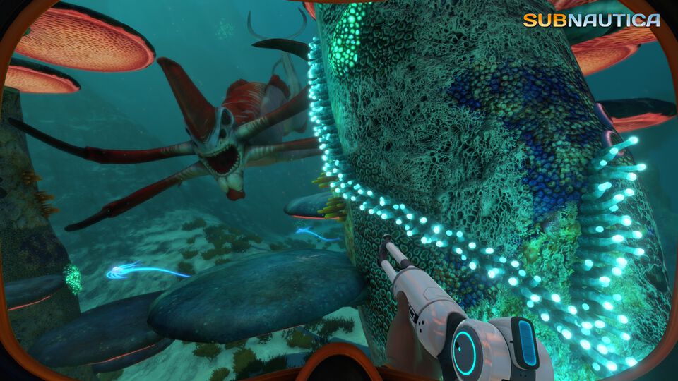 『サブノーティカ』未知の生物が潜む海洋惑星サバイバルが明日（4/3）より無料プレイ可能に。危険に満ちた過酷な深海を探索し脱出を目指す