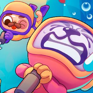 最大4人でわちゃわちゃ協力して深海のお宝を探すアクション『ソルティドッグ』発表。イヌダイバーが銛を手に探索