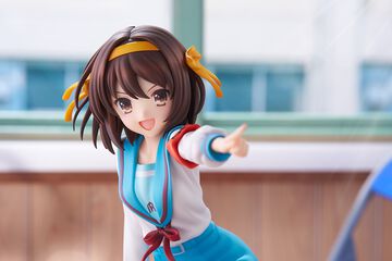 『涼宮ハルヒの憂鬱』アニメ20周年記念ver.フィギュアが予約開始。スペシャルセットでは宣言顔やポニーテールパーツなどが付属