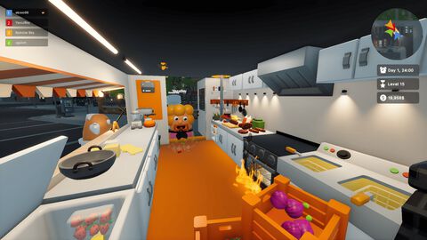 『Hot Meals Fast Wheels』フードトラックを経営するパーティーゲームが発表。料理、買い出し、運転を最大4人でリアルタイムにプレイするカオスな料理シミュレーター