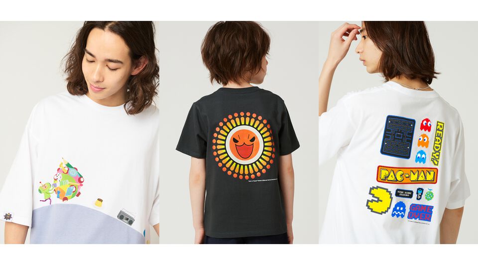 『塊魂』『太鼓の達人』『パックマン』がグラニフとコラボ。Tシャツなどのアパレル全22種を販売。本日（6/5）より予約開始