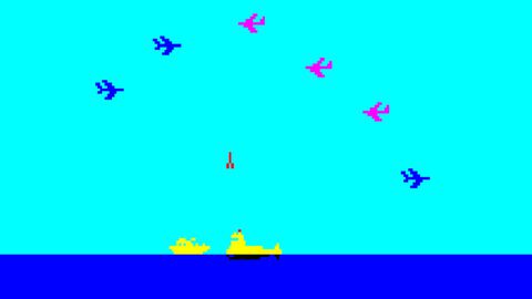 【アケアカ】『ポラリス』4月9日配信。空からの爆撃やフリゲート艦、浮遊機雷を潜水艦で迎え撃つタイトーのシューティングゲーム