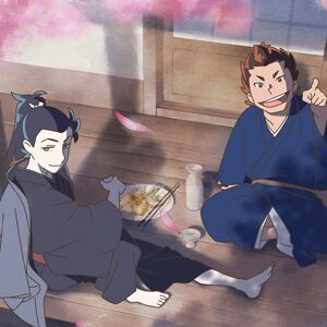 新感覚本格時代劇アニメ『風を継ぐもの』土方歳三、近藤勇が描かれた四季ビジュアル”春”と成井豊氏（原作/脚本）の書き下ろしショートストーリー『沖田の青タン』が公開
