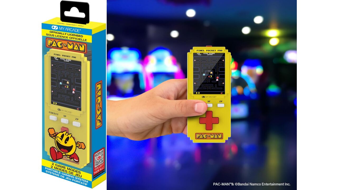パックマン』や『ギャラガ』など不朽の名作がポータブルゲーム機になっ
