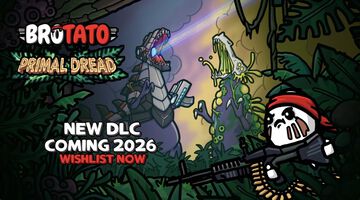 『Brotato』DLC“Primal Dread”、2026年内に発売予定。今度のポテトはジャングルでメカやミュータントの恐竜とバトルか【Triple-i Initiative】