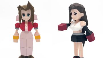 『FF7』エアリス、ティファのポリゴンソフビ発売決定。オリジナル版のデフォルメデザイン再現フィギュア【7/25発売】