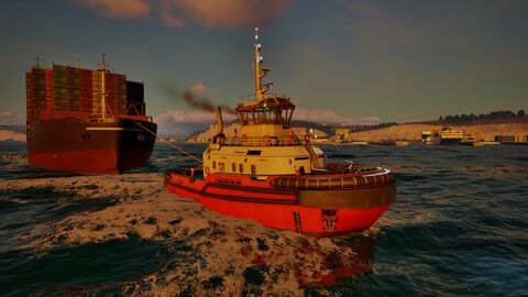 『Professional Ship Simulator』クルーズ船やタンカーなどを操縦できる本格シミュレーター。風、波、潮流の影響を受ける船舶を慎重に操船