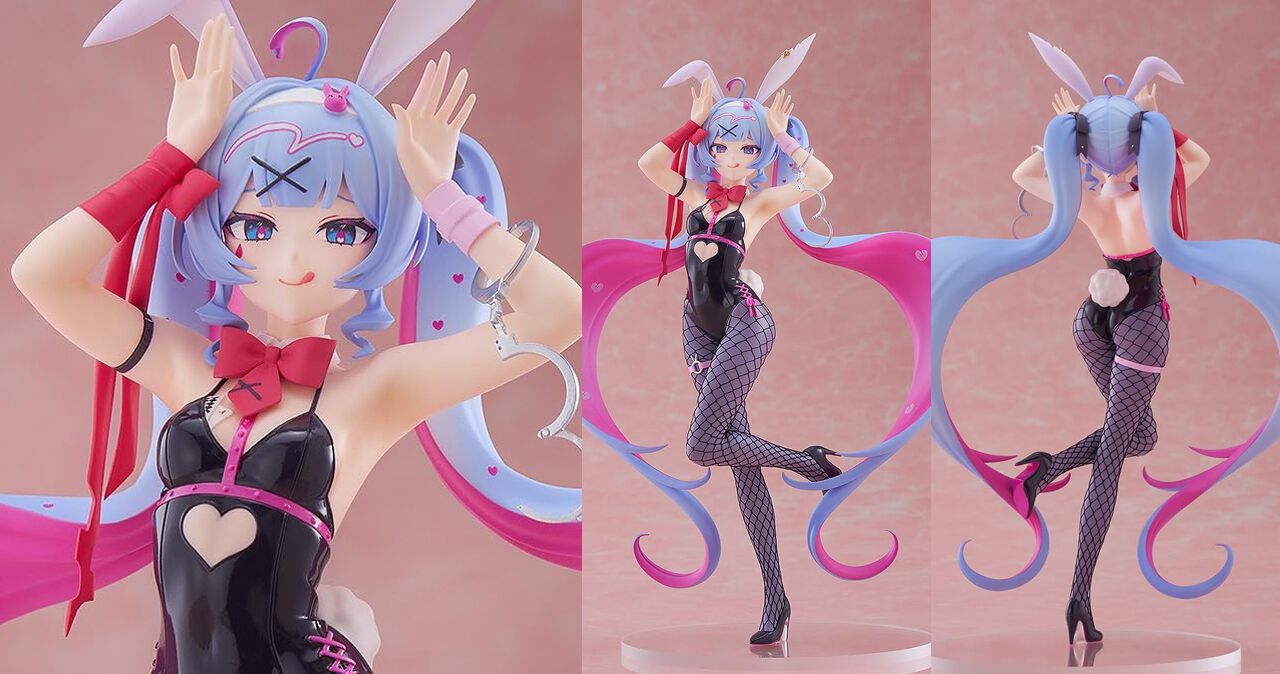 α1 初音ミク ラビットホール&バニー スリーブ&プレイマット 艶やかな質感に釘付け!? SNSを席巻した『ラビットホール』初音ミクが約