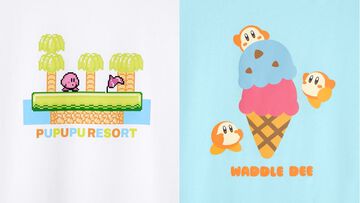 『星のカービィ』GUコラボアパレル先行予約販売がスタート。バカンスを満喫するカービィ&ワドルディのTシャツやパジャマをオンラインストアで展開