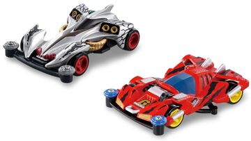 『レッツ&ゴー!!』レイスティンガーとブロッケンGがトミカになって令和に復活。ミニ四駆版のボディやシャーシも忠実に再現