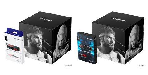 『スト6』の収納ボックスとサムスンのSSD“990 PRO ヒートシンクモデル”、“990 PRO”のセットが数量限定で本日（6/6）発売