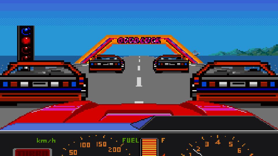 【アケアカ】『KONAMI RF2 Red Fighter』が4月16日に配信開始。過酷な全6ステージを、燃料切れに注意しながら走り抜けるレースゲーム