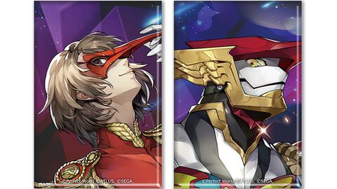 『ペルソナ5X』明智吾郎（クロウ）がグッズ化。ロビンフッドと並ぶスタイリッシュなアクスタ、アクキー、缶バッジが予約開始