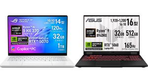 ASUSでRTX5070搭載ゲーミングノートが3万円引きに。対象パソコンが最大40％オフになるセール開催中