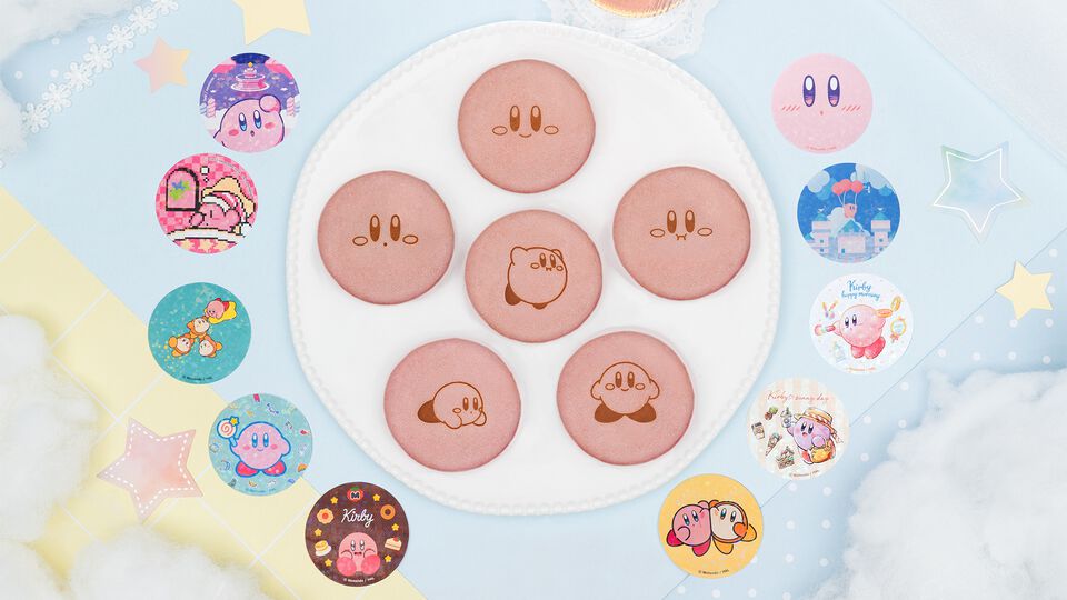 『星のカービィ』かわいすぎる"まんまる焼き”が今年も登場、4月21日よりファミマで発売。全10種のオリジナルシールがランダム封入