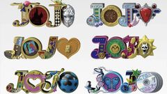 一番くじ『ジョジョ』本日（4/18）発売。石仮面（1部）、てんとう虫（5部）、ディスク（6部）などJOJOのロゴをクールにアレンジしたテキストフィギュアがかっこいい