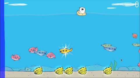 『鬼サザエトリ』ついさっき販売開始。『ゴブリン・ノーム・ホーン』の川尻こだまによるカジュアル素潜りアクションゲーム