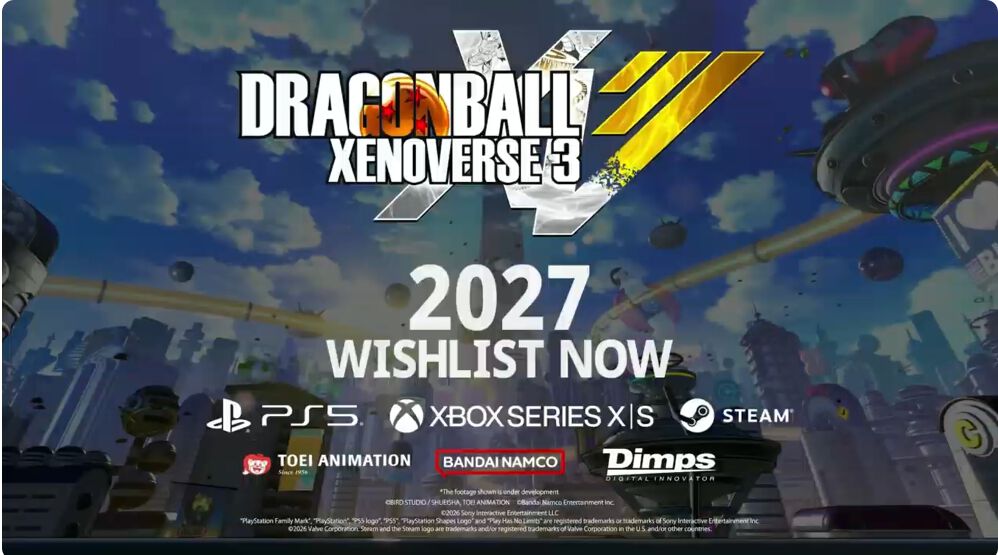 ドラゴンボール ゼノバース3』が2027年発売決定。プレイヤーキャラや