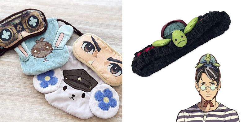 大逆転裁判』鋭い眼光のアイマスクや刺繍フェイスタオルなど、実用的な